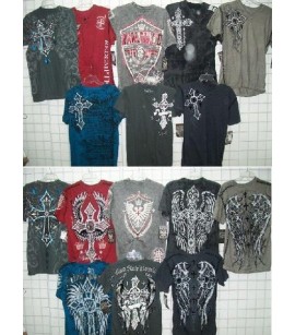 Raw State by Affliction Premium Mens T-Shirts